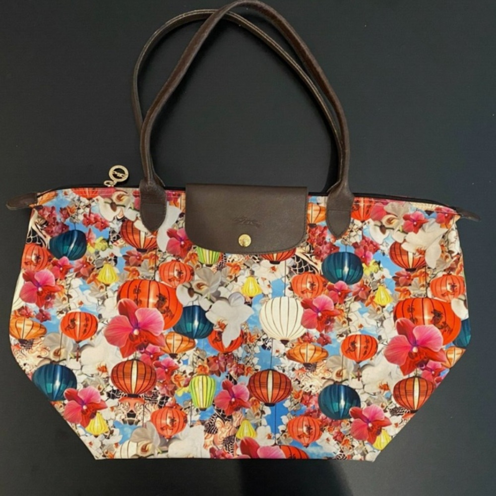 Longchamp x Mary Katrantzou Tote